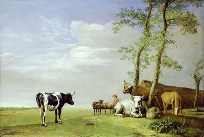 A Fellow Countryman with his Herd by Paulus Potter